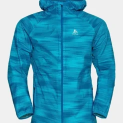 Odlo Mens Fli 2.5L Waterproof Print Hardshell Jacket