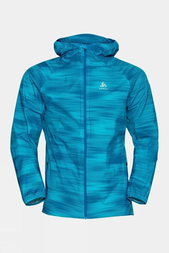 Odlo Mens Fli 2.5L Waterproof Print Hardshell Jacket