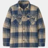 Patagonia Mens Insulated Organic Cotton Fjord Flannel Shirt