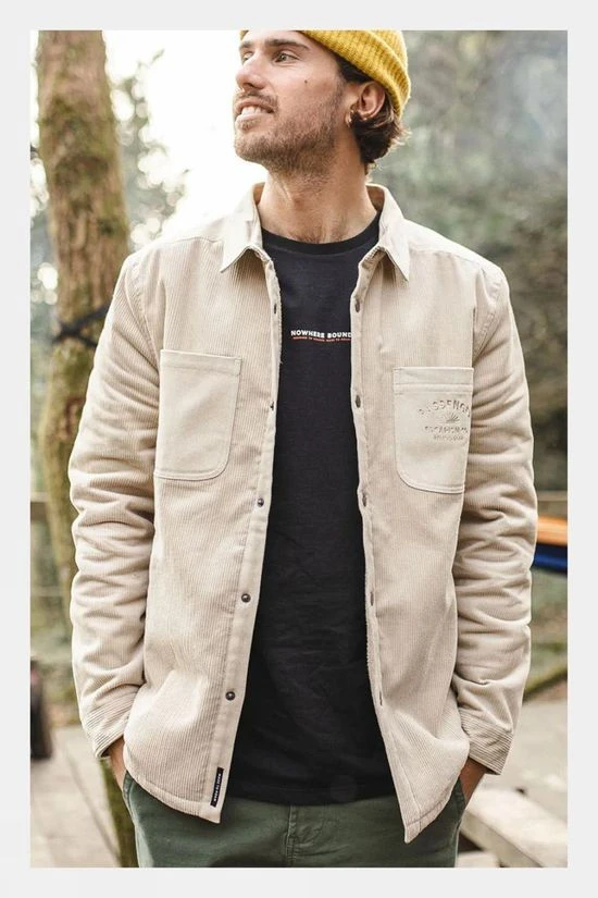 Passenger Mens Kodiak Sherpa Lined Cord Shirt - Image 7