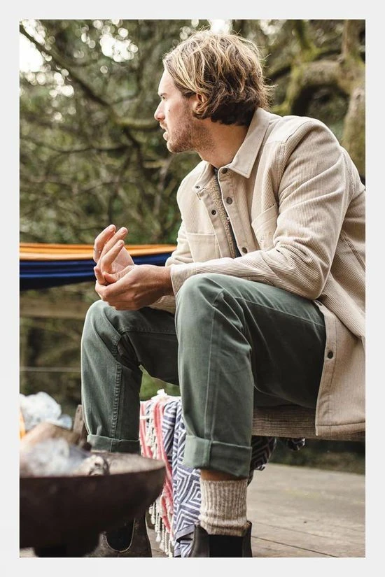 Passenger Mens Kodiak Sherpa Lined Cord Shirt - Image 9