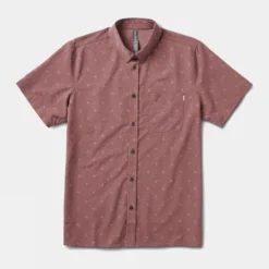 Vuori Mens Short Sleeve Bridge Button Down Shirt
