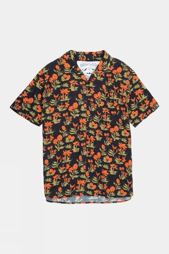 Poler Mens Short Sleeve Aloha Shirt