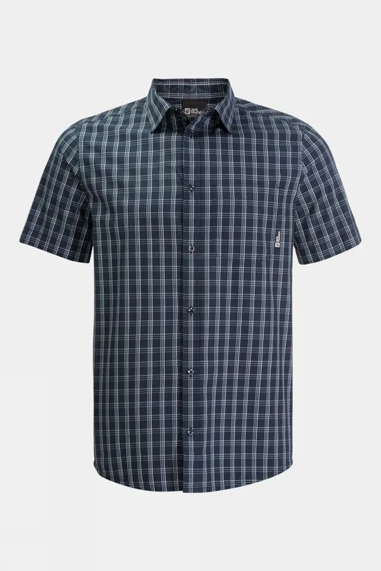 Jack Wolfskin Mens Hot Springs Short Sleeve Shirt