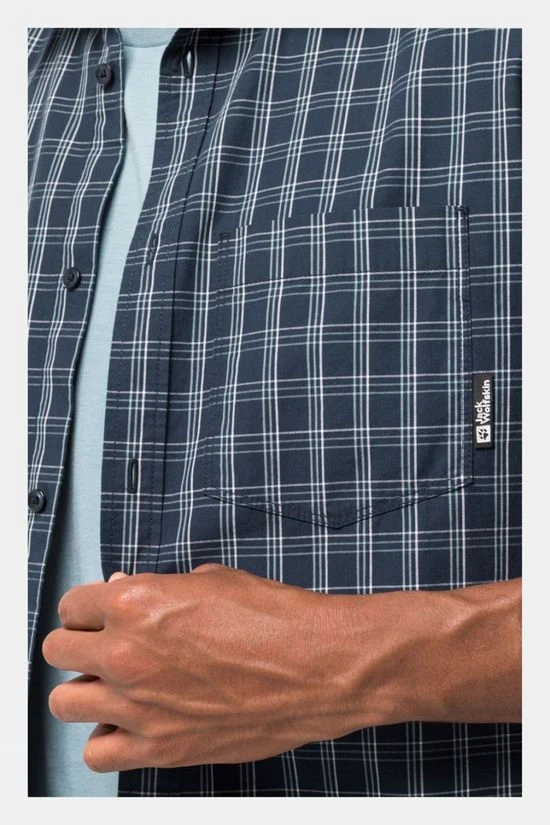 Jack Wolfskin Mens Hot Springs Short Sleeve Shirt - Image 4