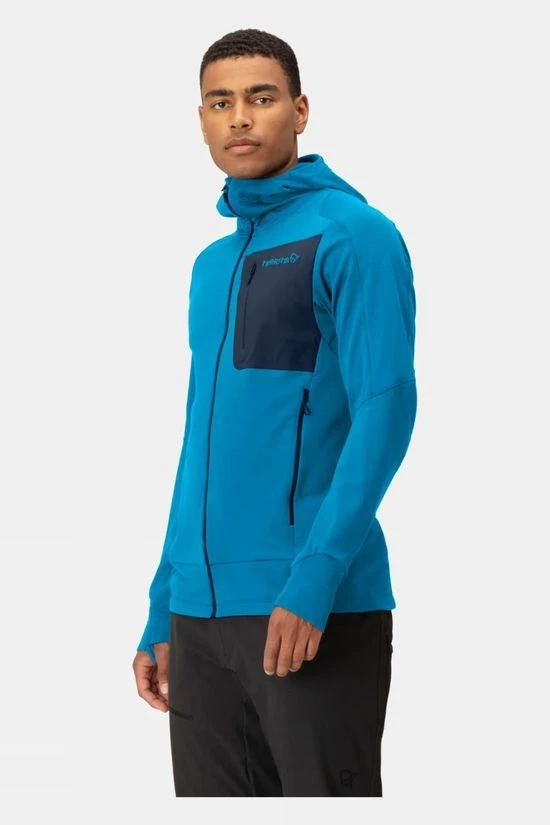 Norrona Mens Falketind Power Grid Hooded Fleece Jacket - Image 6